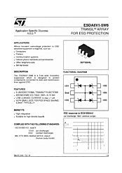 DataSheet ESDA6V1-5W6 pdf